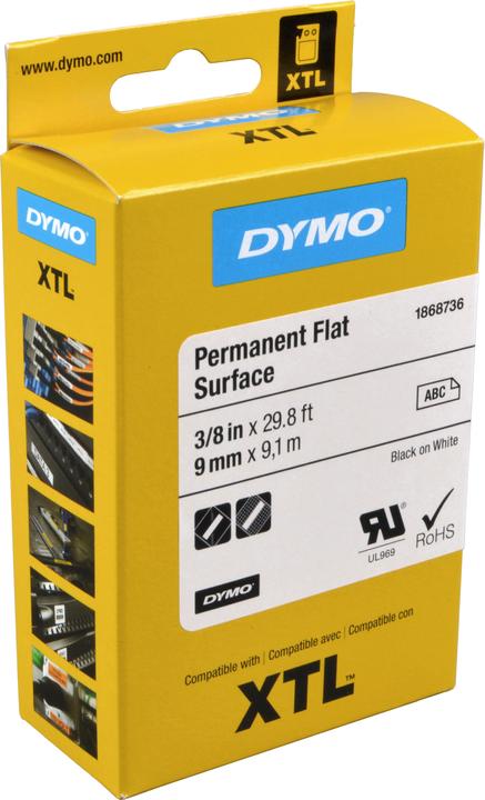 Productafbeelding Dymo XTL schrijfband, polyester (0.90 cm, Wit)