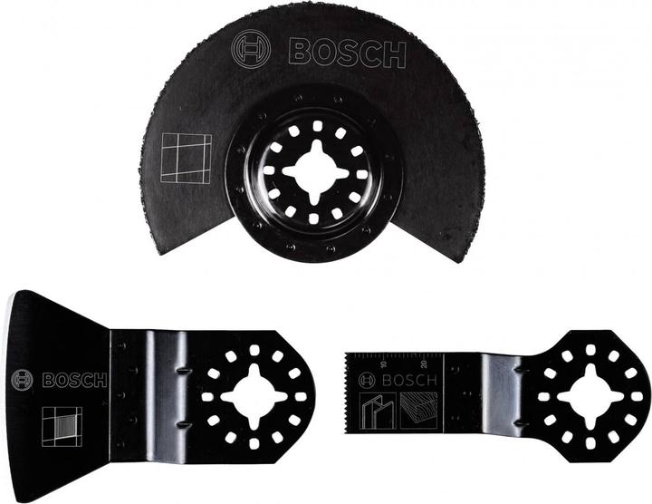 Bosch Professional Zubehör 3-piece tile base set AIZ 20 AB (1x) ATZ 52 SC (1x) ACZ 85 MT4 (1x)