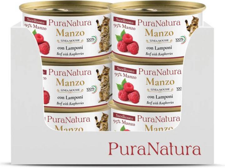 Immagine prodotto Pura Natura Quaglia con Mela - Kitten (CLONE) (CLONE) (Senior, Adulto, 24 pz., 85 g)