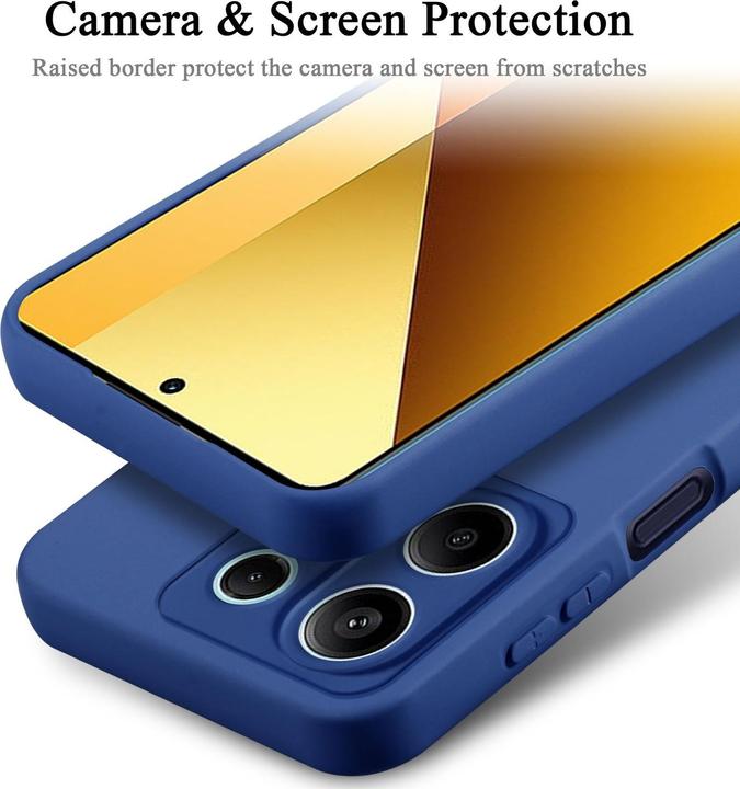 Image du produit Cadorabo Housse pour Redmi Note 13 5G Global TPU dans un design de protection liquide en silicone (Xiaomi Redmi Note 13 5G)