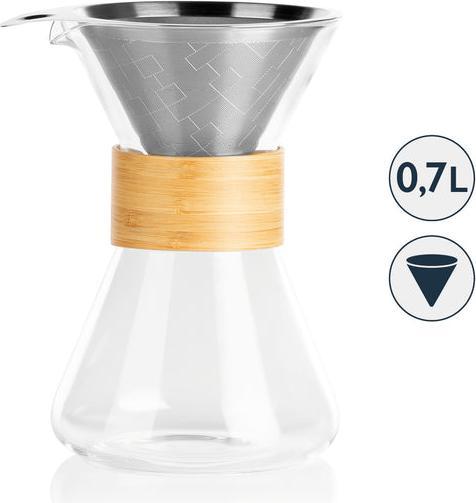 Actual product image Beem Coffee Maker Pour Over, 0.7 l, Transparent (0.70 l)