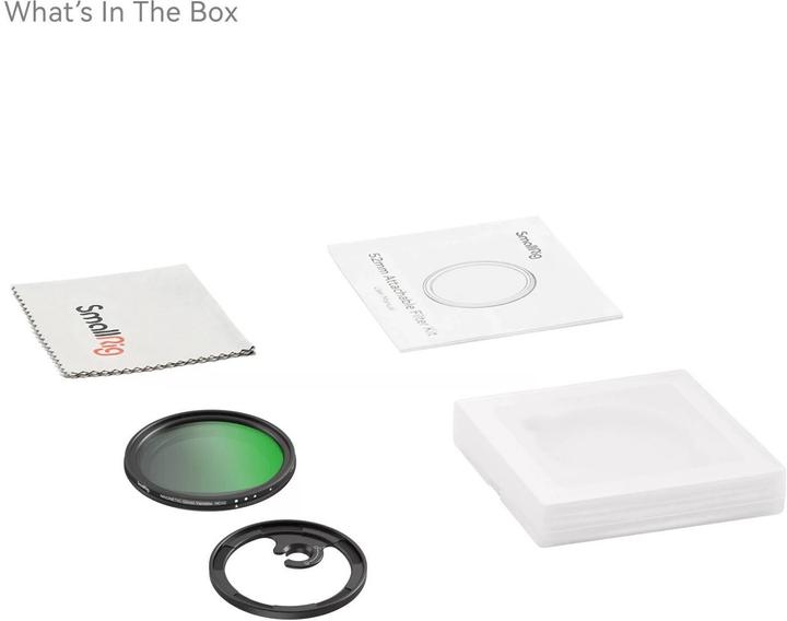 Produktbild SmallRig MagEase Magnetic VND Filter Kit (52 mm, Polarisationsfilter)