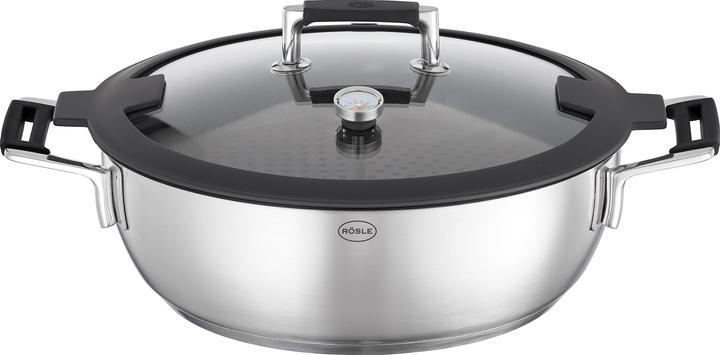 Actual product image Rösle Silence PRO Aroma Steamer Ø28cm (28 cm, Steam cooker, Stainless steel)