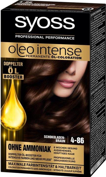 Actual product image Syoss Oleo Intense (4-86 chocolate brown)