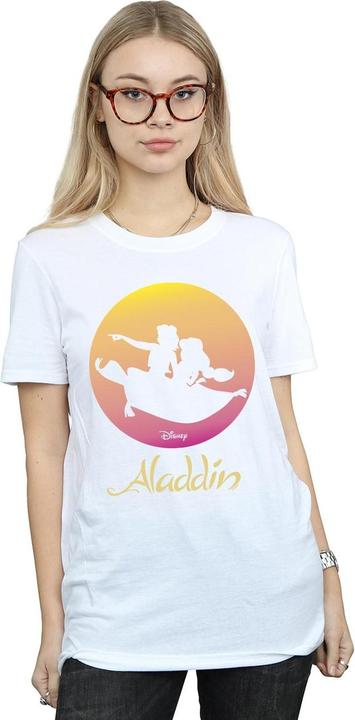 Immagine prodotto Disney Aladdin Flying Sunset Maglietta Ampia Donna (XXL)