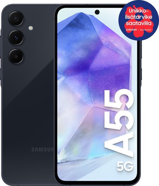 Samsung Galaxy A55 Ondernemingseditie (128 GB, Geweldige marine, 6.60", Hybride dubbele SIM + eSIM, 50 Mpx, 5G)