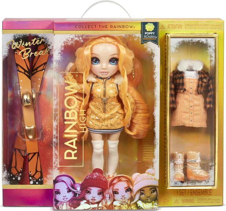 Actual product image MGA Rainbow High Winter Break Fashion- Poppy Rowan