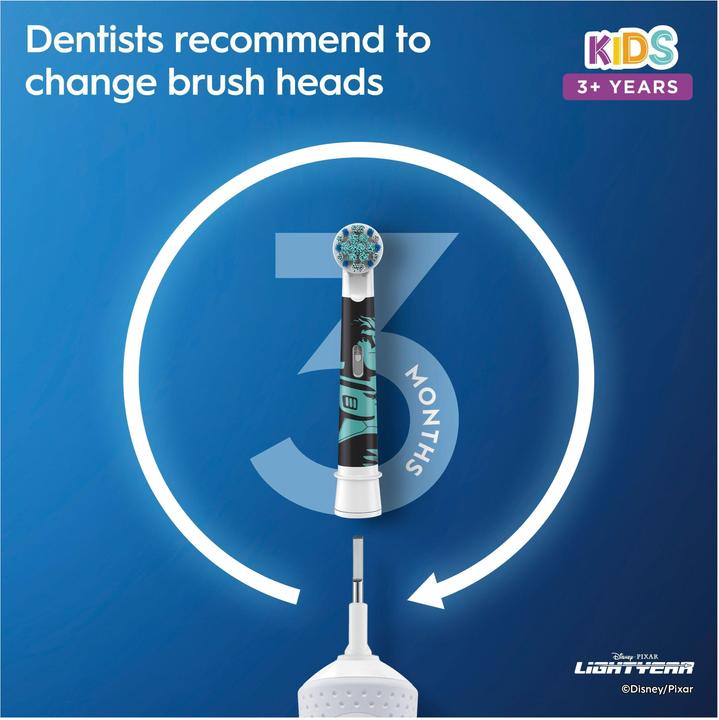 Actual product image Oral-B Vitality100 Kids Lightyear + Travel Case (Oscillating toothbrush)