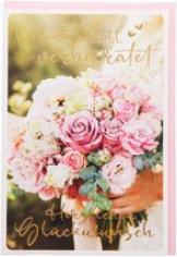 Image du produit Susy Card Carte de mariage "Couronne de fleurs sur la voiture