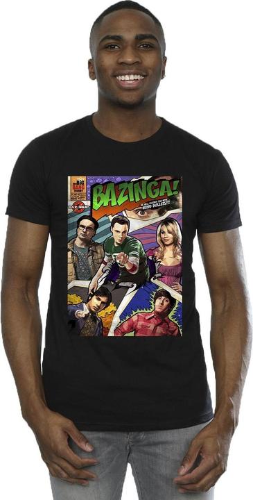 Image du produit Dam Mens Bazinga Cover T-Shirt (3XL)
