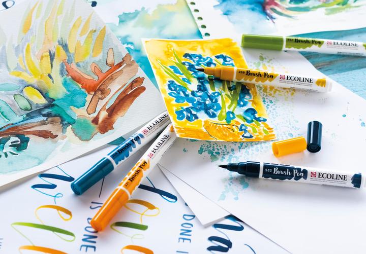 Image du produit Talens Pinceau Ecoline (Vert, 1 x)