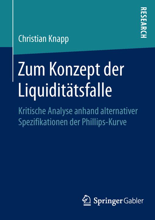 Actual product image Zum Konzept der Liquiditätsfalle (German, Christian Knapp, 2016)