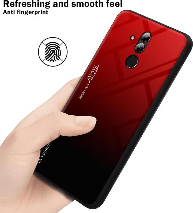 Produktbild Cadorabo TPU 2 Farben Glas Cover (Huawei Mate 20 Lite)
