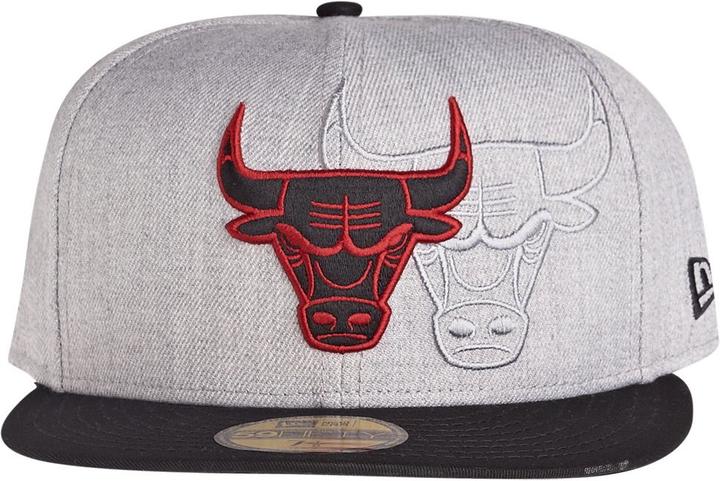 Actual product image New Era 59Fifty Cap - SCREENING NBA Chicago Bulls gris (7)
