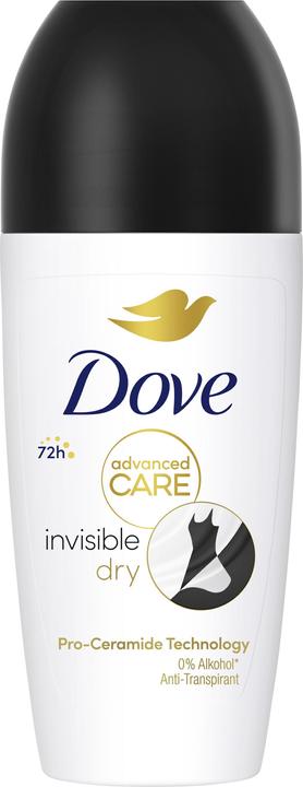 Produktbild Dove Deo Roll-On Invisble (Roll-on, 50 ml)