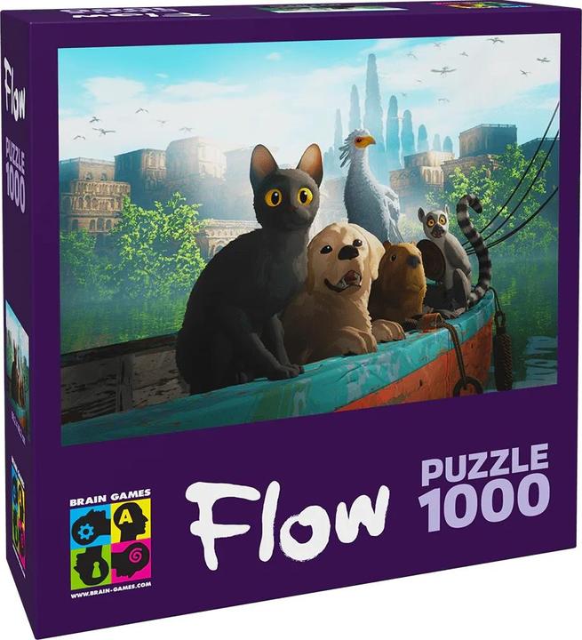 Produktbild Brain Games Puzzle 1000 Flow: Filmhelden