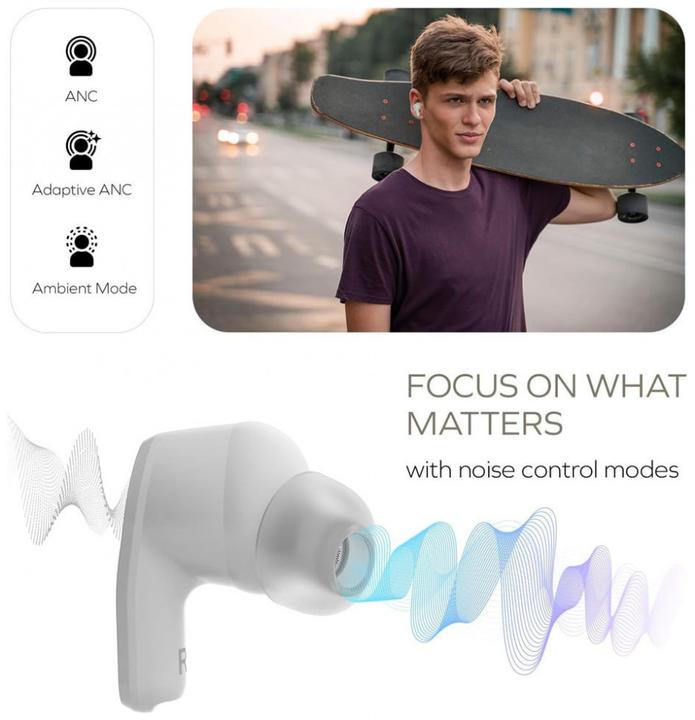Actual product image Creative Zen Air SXFI (ANC, 39 h, Wireless)