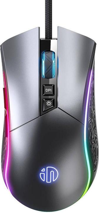 Image du produit Inphic Souris de jeu PW6 RGB 1200-4800 DPI (Gris) (Filaire)