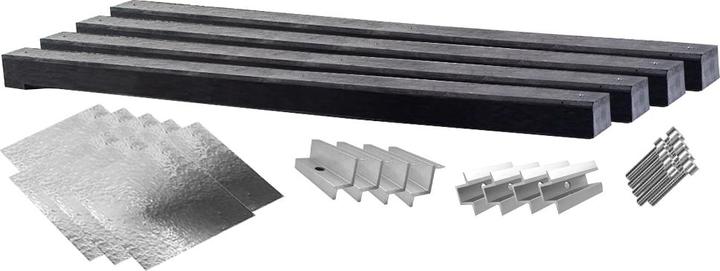 Produktbild Wattstone PV-Aufständerung Flachdach für 3 Solarmodule 0° Betonsockel alukaschierte Bautenschutzmatte (Solaranlage Montagematerial)