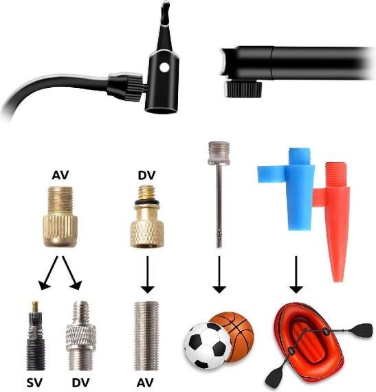 Produktbild Filmer Ventiladapter, 5-teiliges Pumpen-Adapter-Set (Ventiladapter Set)