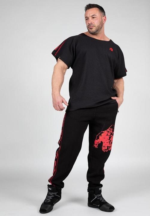 Produktbild Gorilla Wear Buffalo Old School Workout Top Schwarz/Rot (S/M)