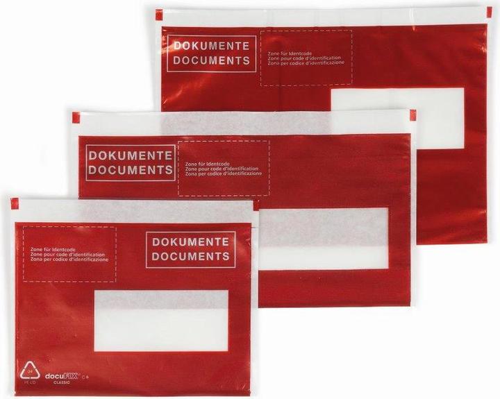 Produktbild Docufix BÜROLINE C5 306284 rot/schwarz Stück (C5)
