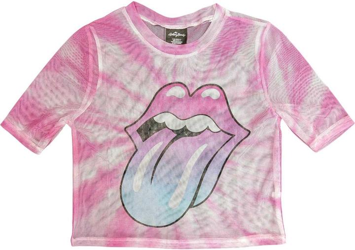 Produktbild The Rolling Stones Gradient Mesh Crop Top (S)