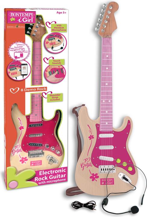 Produktbild Bontempi E-Gitarre Pink