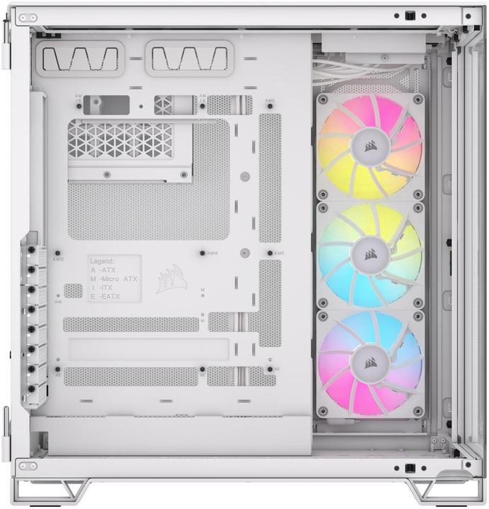 Actual product image Corsair Case iCUE 6500X RGB Midi TG white (ATX, Mini-ITX, mATX)