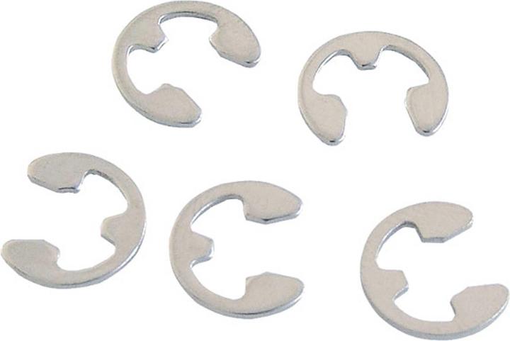 Actual product image Modellbau Lindinger shaft retaining rings 2,5mm 10pcs. stainless steel