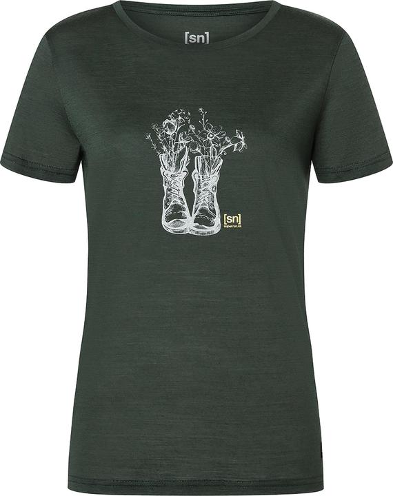 Super Natural W Blossom Boots Tee (XS)
