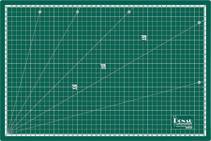 Donau Selbstheilende Schneidematte A3 (450 x 300 x 3 mm)