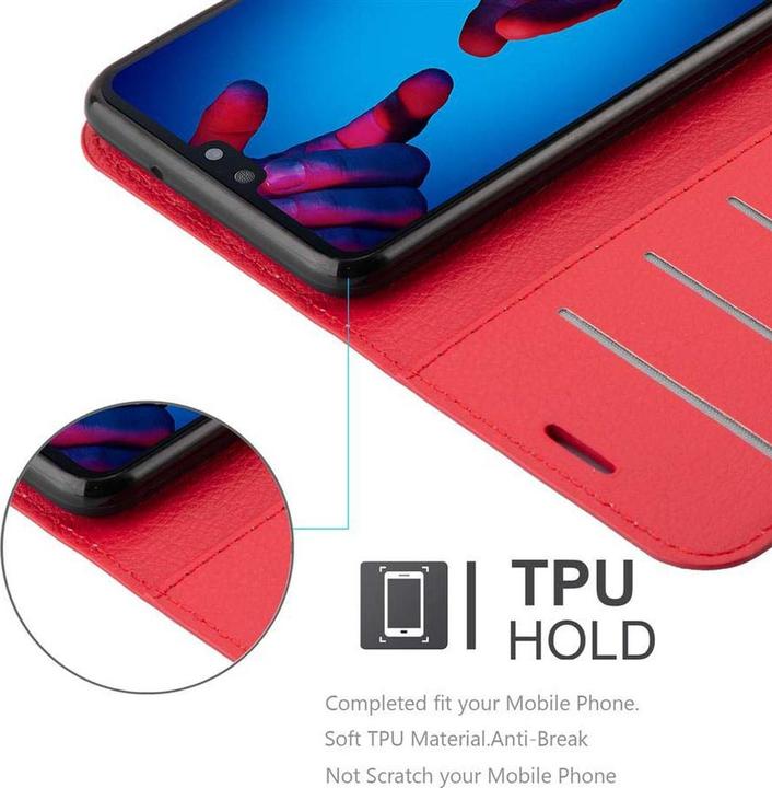 Produktbild Cadorabo Book mit Standfunktion Cover (Huawei P20)