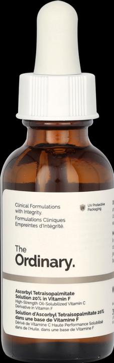 Actual product image The Ordinary Ascorbyl Tetraisopalmitate Solution 20% (30 ml)
