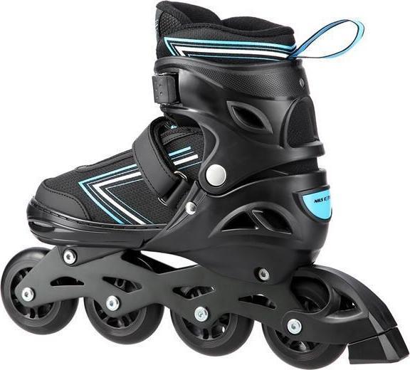 Produktbild Nils Rollschuhe/Hockeyskates Extreme NH11912 schwarz-blau - PU70 mm/82A (S 31-34) (33)