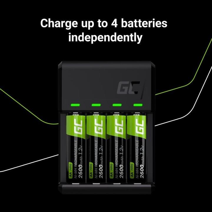 Produktbild GreenCell VitalCharger (1 Stk., AA, AAA, Ladegerät ohne Akku)