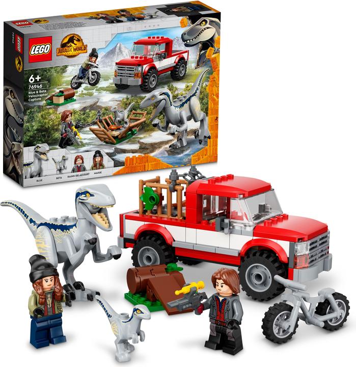 Produktbild LEGO Blue & Beta in der Velociraptor-Falle (76946, LEGO Jurassic World)