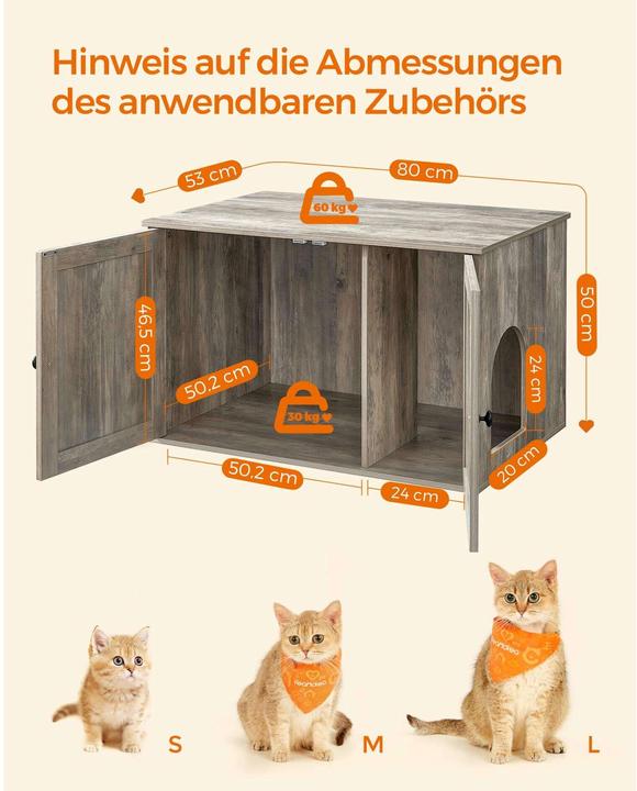 Actual product image Feandrea Mr. Kittens (Cat litter box closed)