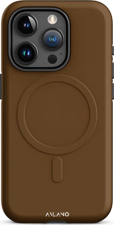 Image du produit Avlano Hardcase iPhone-Hülle mit MagSafe Braun (Apple iPhone 15 Pro)