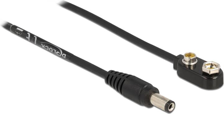 Immagine prodotto Delock Cavo di alimentazione DC 5,5 x 2,1 mm spina alla connessione per la batteria a blocco 9 V (0.30 m)
