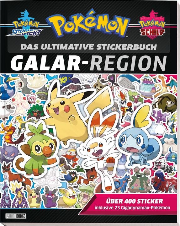 Actual product image Pokémon Galar sticker book