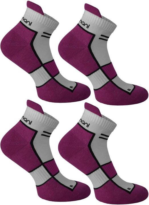 Produktbild Normani 4 Paar Running Sneaker mit Fersenlasche (4er Pack, 35 - 38)
