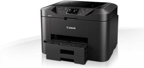 Canon MAXIFY MB2755 Schwarz A4 MFP Farb Drucker drucken kopieren scannen fax Wlan Lan Cloud-Link (Tintenpatrone, Schwarz-Weiss)