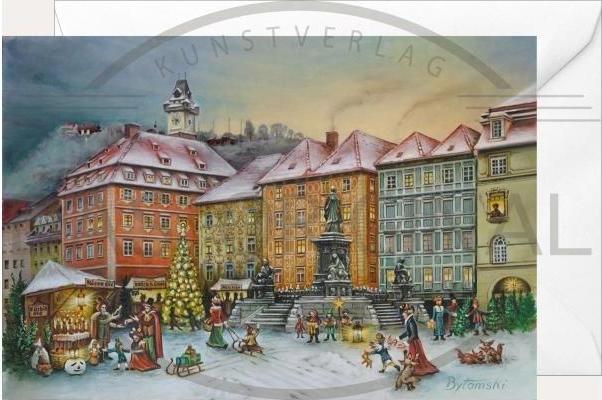 Immagine prodotto Olewinski & Tochter 2936 - Cartolina pieghevole di Natale - Graz (1 pz.)