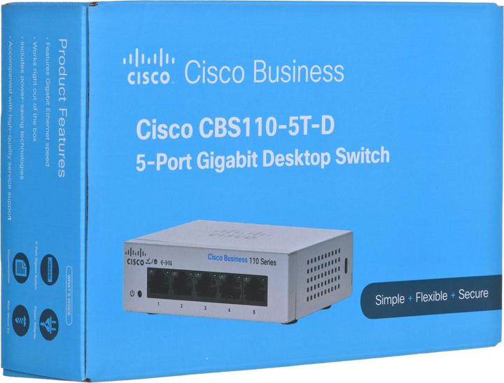 Image du produit Cisco Switch CBS110-5T-D-EU 5 Port (5 Ports)