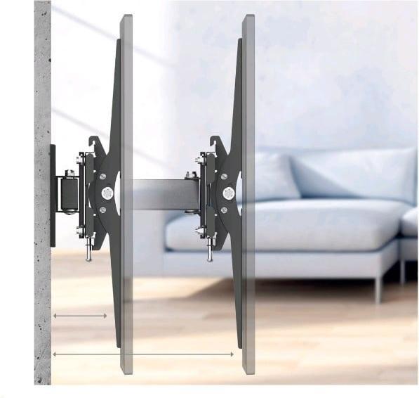 Produktbild Hama TV-Wandhalterung, schwenkbar, neigbar, ausziehbar, 165 cm (65") bis 30 kg (Wand, 65", 30 kg)