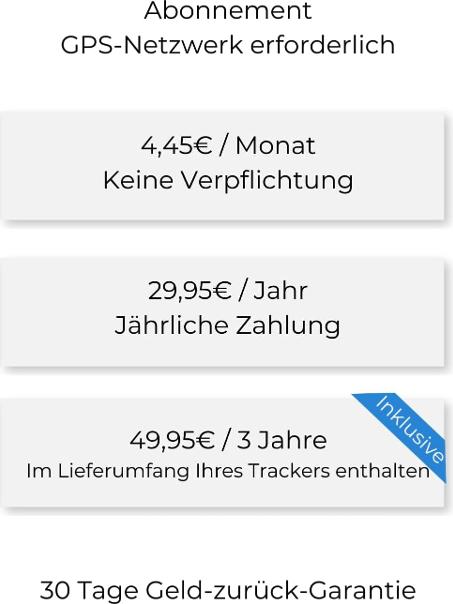 Energie-Label Invoxia GPS Tracker Mini (iOS, Android)