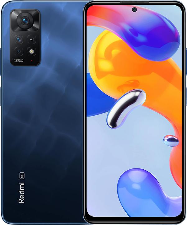 Produktbild Xiaomi Redmi Note 11 Pro 5G (128 GB, Atlantic Blue, 6.67", Hybrid Dual SIM, 108 Mpx, 5G)