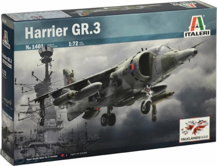 Actual product image Italeri 1:72 Harrier GR.3 Falklands War