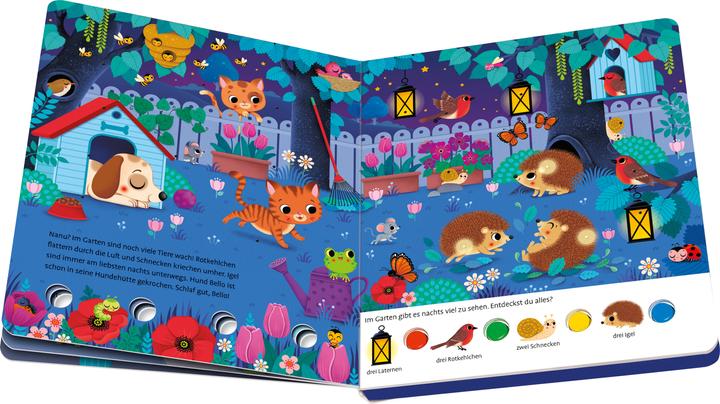 Produktbild Ravensburger Mein grosses Lichter-Wimmelbuch: In der Nacht (Deutsch)